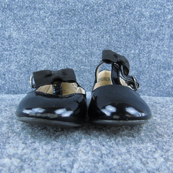 Place Girls Mary Jane Shoes Black Synthetic Buckle Size T 8 Medium - Picture 2 of 10